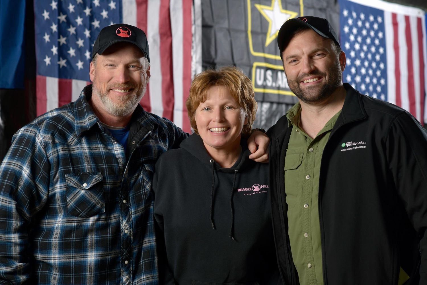 Brenda with Jake Clark and Patrick Atkinson of Save a Warrior